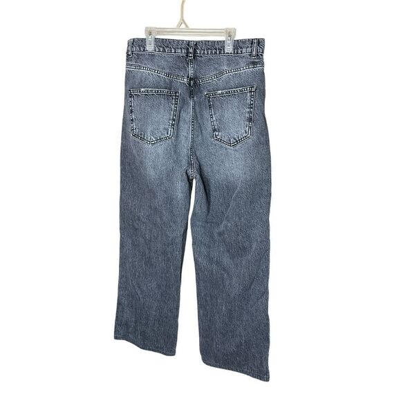 Zara High Rise Wide Leg Baggy Fit Jeans Size 10‎ - Picture 5 of 6